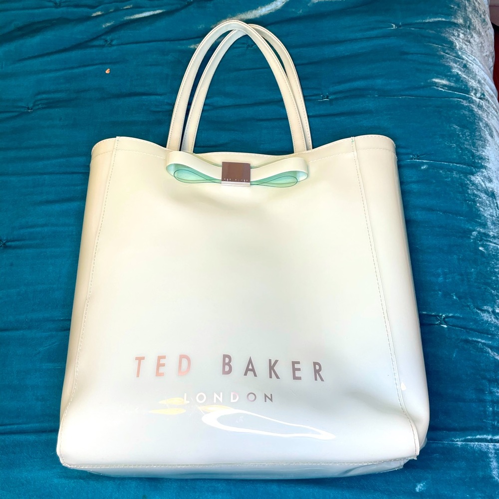 Ted Baker Mint Vinyl Tote